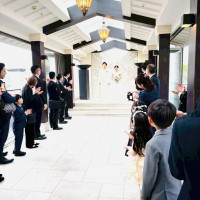 フラワーシャワーあと