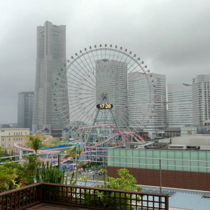 小雨程度なら屋上に出られます。曇りでも豪華な景色でした|730170さんのTHE GRAND ORIENTAL MINATOMIRAI(グランドオリエンタル みなとみらい)の写真(2468063)