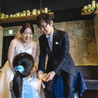 姪っ子をリングガールに任命！