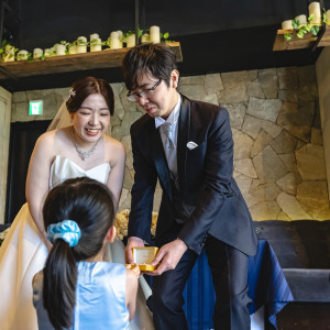 姪っ子をリングガールに任命！|730232さんのJAM ORCHESTRA（ジャムオーケストラ）の写真(2482208)