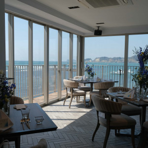 ガラス張りで開放的|730273さんのTHE HARBOR TERRACE（ザ ハーバー テラス）の写真(2434471)