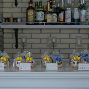 プチギフトはカウンターから|730273さんのTHE HARBOR TERRACE（ザ ハーバー テラス）の写真(2434487)