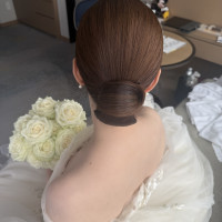 ウエディングドレス、ヘアメイク