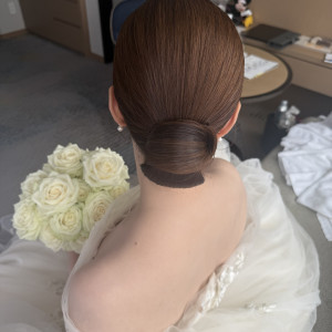 ウエディングドレス、ヘアメイク|730390さんのストリングスホテル東京インターコンチネンタルの写真(2537629)
