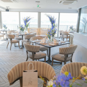 オシャレな雰囲気の会場|730511さんのTHE HARBOR TERRACE（ザ ハーバー テラス）の写真(2430632)