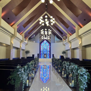 チャペル内|730521さんのウエディングパルコ アルジェントの写真(2553081)