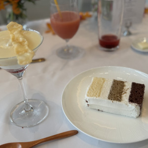 フローズンパインのパフェ仕立て|730542さんのザ・ギノザリゾート 美らの教会/アールイズ・ウエディングの写真(2490736)