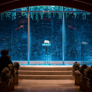 挙式会場の写真。幻想的な空間です。|730557さんのGLOBAL WEDDING DIADE (ディアーデ)の写真(2498388)