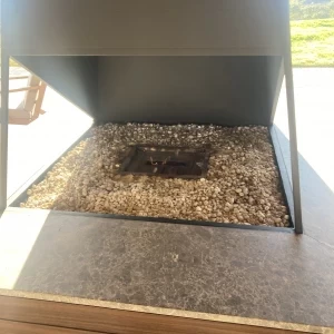 ゲスト待合室外にある暖炉が目立っていて印象的でした|730571さんのTHE SURF OCEAN TERRACE(ザ・サーフ オーシャンテラス)の写真(2326889)