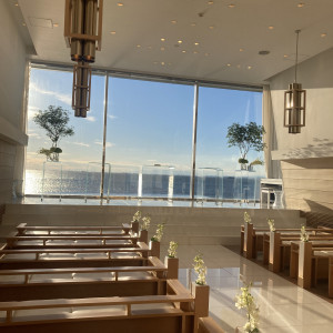 チャペル一目惚れしました|730571さんのTHE SURF OCEAN TERRACE（ザ・サーフ オーシャンテラス）の写真(2326894)