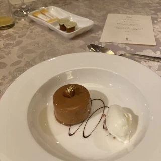 デザートのケーキ