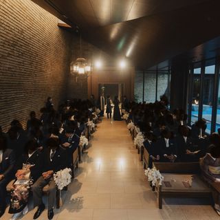 新郎入場前