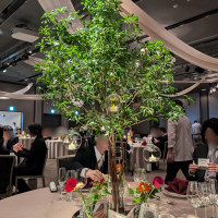 ゲストテーブル装花