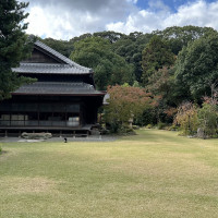 披露宴近くの庭