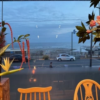 窓から見える景色
