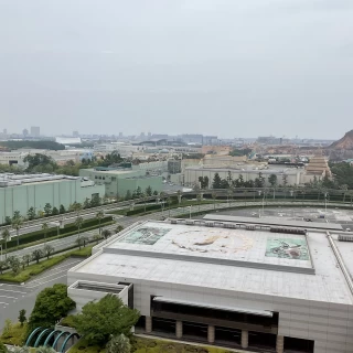 テーマパークが見える披露宴会場