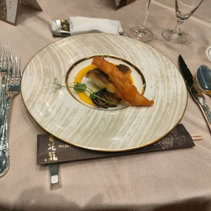 真鯛のポアレと穴子のフリット|731049さんの百花籠(ひゃっかろう)- Neo Japanesque Wedding -の写真(2532484)