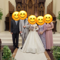 挙式後の写真撮影