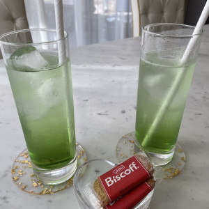 おしゃれなノンアルコールカクテル。|731082さんのロックハート城ウエディングの写真(2361392)
