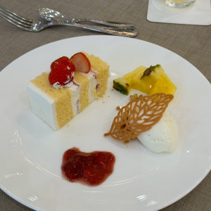 デザートのウエディングケーキ|731111さんの北山迎賓館/テイクアンドギヴ・ニーズウェディングの写真(2459360)