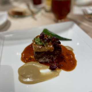 新郎新婦も参列者からも好評だったフォアグラと国産牛ステーキ