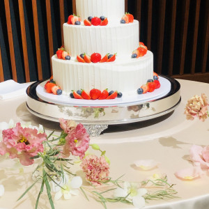 リボンデザインのケーキをフルーツに変更|731147さんの東京會舘の写真(2539626)