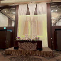 高砂のお花はお持ち帰りできるように花器に入れてもらいまし