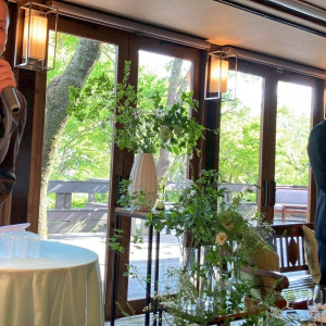披露宴会場のお花(オーダーしたもの)|731314さんのTHE GARDEN PLACE SOSHUEN（ザ・ガーデン・プレイス 蘇州園）の写真(2472475)