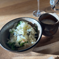 コースの釜飯です。