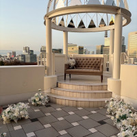 披露宴会場のルーフトップ