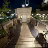 挙式会場へ向かうまでの通路