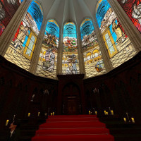 チャペル(階段下から)