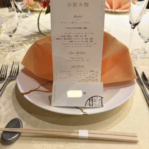 テーブルセット
飲み物の説明書|731482さんのHATSUNEYA GARDEN ～since1868 Kawagoe～（ハツネヤ ガーデン）の写真(2600118)