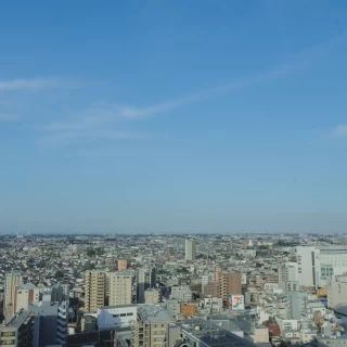 スカイバンケットホールからの景色