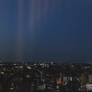 スカイバンケットホールからの景色