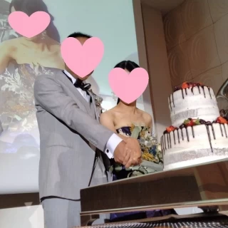 ケーキ入刀