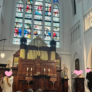 式場ステンドグラス|731601さんのノートルダム周南/FIVESTAR WEDDINGの写真(2335028)