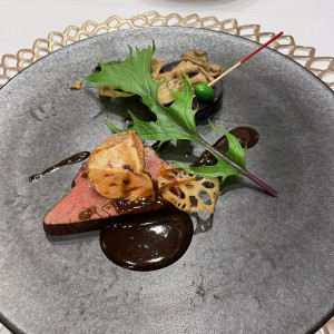 結婚式用の牛肉。当日に出す場合はアップグレードが必要です。|731712さんの伊勢山ヒルズの写真(2336112)