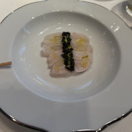 披露宴のコース料理（お魚料理）