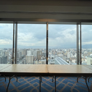 披露宴会場から見える景色|731822さんのホテルオークラ京都の写真(2380415)