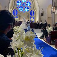 挙式会場のゲスト側から見た写真5