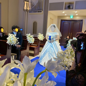 新婦入場|731990さんのアニヴェルセル白壁の写真(2524668)