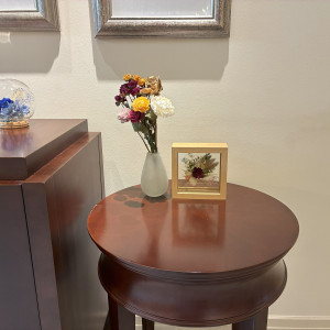 花を装飾|731990さんのアニヴェルセル白壁の写真(2524655)