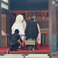 挙式会場の内側