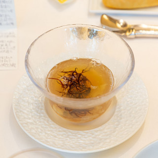 出汁のきいているスープです。