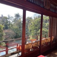会場からお庭の様子