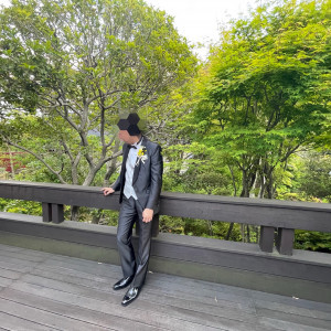 テラスでの写真撮影|732227さんのTHE GARDEN PLACE SOSHUEN（ザ・ガーデン・プレイス 蘇州園）の写真(2494291)