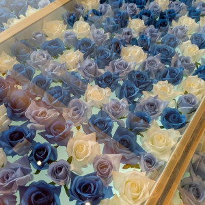 青い薔薇のバージンロード|732245さんのウエディングレストラン ジュレの写真(2573899)