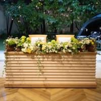 春をイメージした装花
