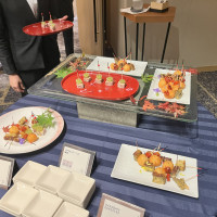 披露宴会場前